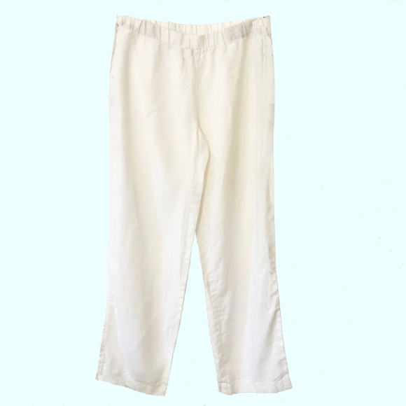 NWOT LORD & TAYLOR 100% LINEN PANTS SIZE 8 - Picture 1 of 5